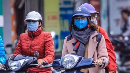 Miền Bắc rét khô, nhiệt độ đêm và ngày chênh lệch