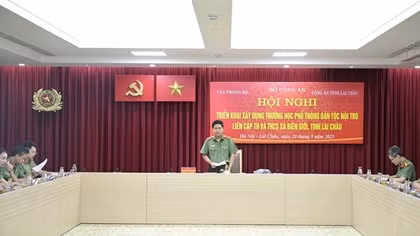 Bộ Công an xây dựng trường học phổ thông dân tộc nội trú liên cấp tại xã Pa Tần