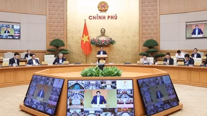 Thủ tướng chủ trì phiên họp Chính phủ tháng 10/2025 trực tuyến với các địa phương