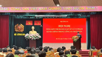 Tổng kết thi hành Luật Xử lý vi phạm hành chính trong CAND