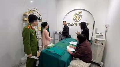 Công an tỉnh Bắc Giang xử phạt 3 cơ sở thẩm mỹ