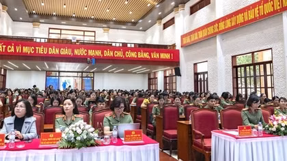 Phụ nữ CAND chuẩn bị chu đáo cho công tác đại hội