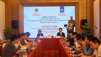 Khai mạc tập huấn về Công ước chống tra tấn