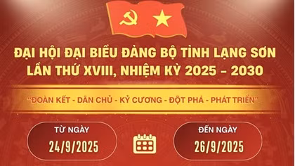 Sẵn sàng tổ chức Đại hội Đảng bộ tỉnh Lạng Sơn lần thứ XVIII, nhiệm kỳ 2025 -2030