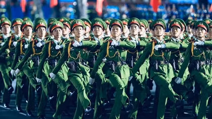 Đặc sắc hợp luyện diễu binh, diễu hành kỷ niệm 50 năm Ngày Giải phóng miền Nam