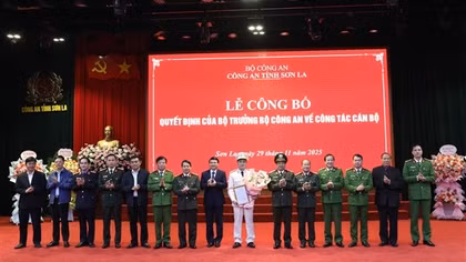 Công an tỉnh Sơn La có tân Phó giám đốc