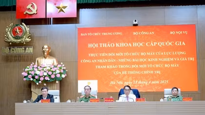 Thực tiễn đổi mới tổ chức bộ máy lực lượng CAND - Bài học kinh nghiệm và giá trị tham khảo