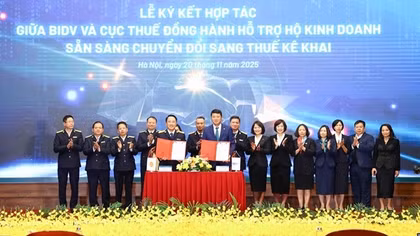 BIDV cùng ngành Thuế đồng hành hỗ trợ hộ kinh doanh chuyển đổi, bứt phá
