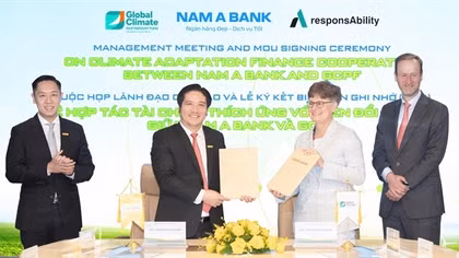 Nam A Bank và GCPF phối hợp nghiên cứu khung tài chính thích ứng biến đổi khí hậu từ năm 2026