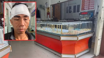Bắt khẩn cấp đối tượng cướp tiệm vàng