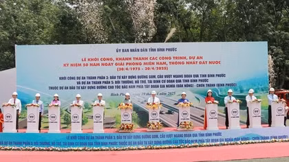 Khởi công cao tốc Gia Nghĩa - Chơn Thành vốn đầu tư 25.540 tỷ đồng