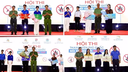 Sôi nổi Hội thi “Thanh niên Phú Quốc nói không với ma túy”