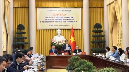 Công bố Luật Ban hành văn bản quy phạm pháp luật