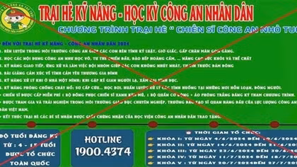 Cảnh giác chiêu trò lừa đảo “Học kỳ Công an, Quân đội” mùa hè
