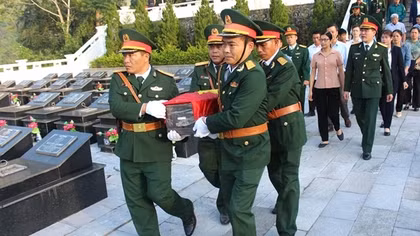 Phấn đấu mỗi năm đưa được trên dưới 200 hài cốt liệt sĩ về quê hương