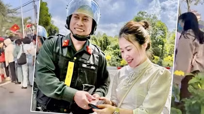 Nhờ số điện thoại ghi trong ví, cô gái nhận lại tài sản từ CSCĐ
