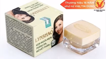 Đình chỉ lưu hành, thu hồi kem trắng da LYNSHAO