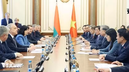 Tổng Bí thư hội kiến Chủ tịch Thượng, Hạ viện, lãnh đạo các chính đảng Belarus