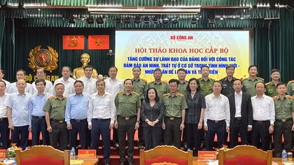 Tăng cường sự lãnh đạo của Đảng đối với công tác đảm bảo ANTT ở cơ sở