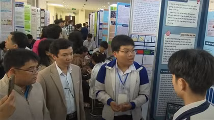 212 dự án tham gia Cuộc thi Khoa học, kỹ thuật cấp quốc gia học sinh trung học