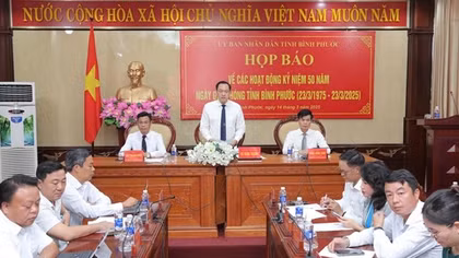Nhiều hoạt động đặc sắc kỷ niệm 50 năm Ngày giải phóng tỉnh Bình Phước