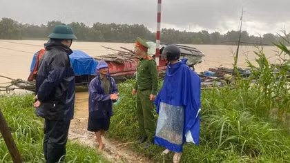 Công an tỉnh Thanh Hóa đã huy động 100% lực lượng ứng phó mưa lũ