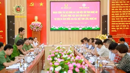 Nhanh chóng khắc phục hậu quả cơn bão số 5 tại Khu di tích Quốc gia đặc biệt Kim Liên