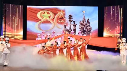 “Công an Thanh Hóa - Vang mãi bản hùng ca” - Dấu ấn nghệ thuật tri ân và tự hào