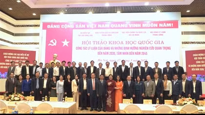 Thúc đẩy phát triển công tác lý luận của Đảng trong giai đoạn mới