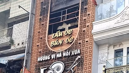 Vụ cháy quán bún ốc trên đường Trần Hưng Đạo: 4 người tử vong do ngạt khói