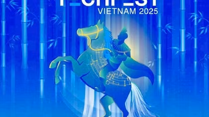 Bắt đầu diễn ra ngày hội khởi nghiệp sáng tạo TECHFEST Việt Nam 2025 quanh Hồ Hoàn Kiếm