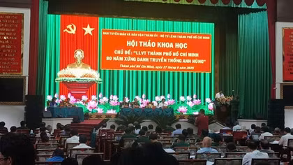 “Lực lượng vũ trang TP Hồ Chí Minh - 80 năm xứng danh truyền thống anh hùng”