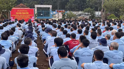 Tuyên truyền pháp luật cho hơn 1500 học viên cai nghiện ma túy