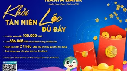 “Khởi Tân Niên – Lộc Đủ Đầy” cùng Nam A Bank