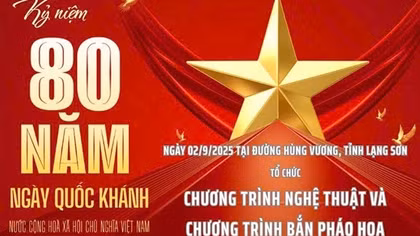 Nhiều hoạt động chào mừng 80 năm Quốc khánh 2/9 diễn ra tại Lạng Sơn