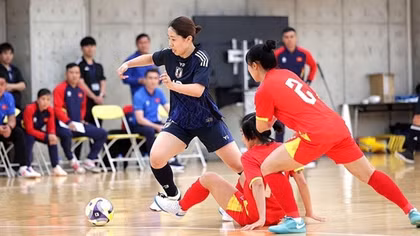 Tuyển futsal nữ Việt Nam thua Nhật Bản