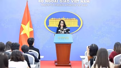 Bộ Ngoại giao Việt Nam thông tin về việc Trung Quốc tập trận ở Vịnh Bắc Bộ