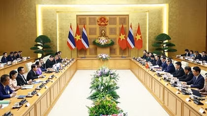 Hai Thủ tướng Việt Nam-Thái Lan đồng chủ trì Họp Nội các chung lần thứ 4