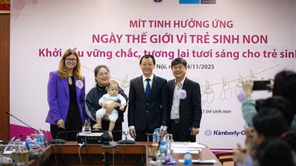 Sinh non là nguyên nhân tử vong hàng đầu ở trẻ sơ sinh
