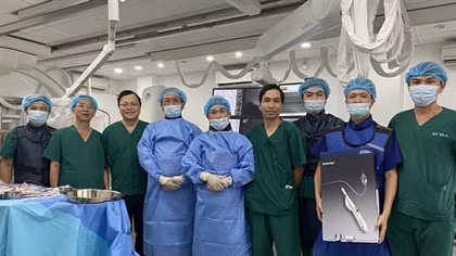 Bệnh viện 30-4 triển khai thành công kỹ thuật khoan mảng xơ vữa mạch vành bằng hệ thống RotaPro