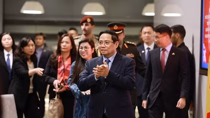 Thủ tướng Phạm Minh Chính và Phu nhân gặp gỡ cộng đồng người Việt tại Kuwait