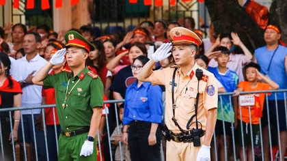 Lực lượng CAND vinh dự bảo đảm an ninh, an toàn, góp phần vào thành công Đại lễ A80
