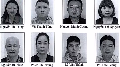 Bộ Công an đề nghị 11 người liên quan đến vụ "Tổ chức đánh bạc và đánh bạc" ra trình diện
