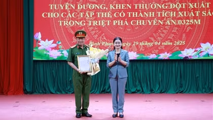Bình Phước khen thưởng đột xuất các tập thể xuất sắc phá án ma túy lớn