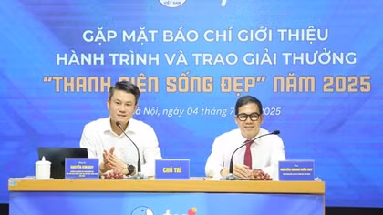 Giải thưởng "Thanh niên sống đẹp" năm 2025 sẽ vinh danh 20 cá nhân tiêu biểu