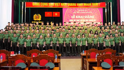 Học viện ANND khai giảng Khóa D57 đào tạo đại học chính quy