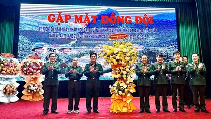 Kỷ niệm 50 năm ngày nhập ngũ của Công an nhân dân vũ trang Quảng Bình, Vĩnh Linh