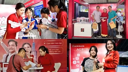 Agribank đồng hành cùng sự kiện Ngày không tiền mặt 2025