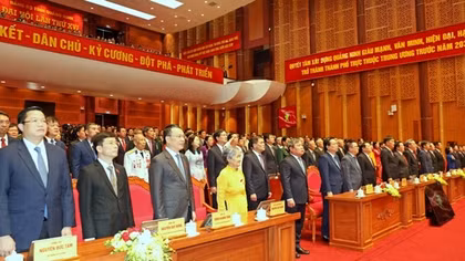 Khai mạc Đại hội Đảng bộ tỉnh Quảng Ninh lần thứ XVI, nhiệm kỳ 2025-2030