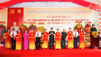 BIDV và dấu ấn tri ân qua công trình Nhà tưởng niệm Anh hùng Phạm Ngọc Thảo